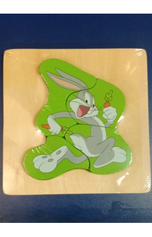 BUGS BUNNY WOODEN MAGNETIC PUZZLE 